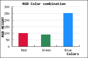 rgb background color #645AFB mixer