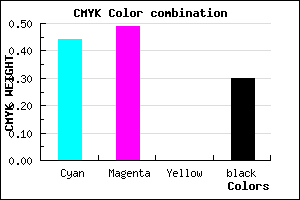#645BB3 color CMYK mixer