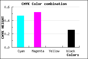 #645BBD color CMYK mixer