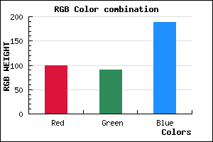 rgb background color #645BBD mixer