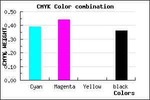 #645CA4 color CMYK mixer
