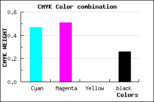 #645CBC color CMYK mixer