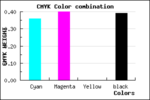 #645E9C color CMYK mixer