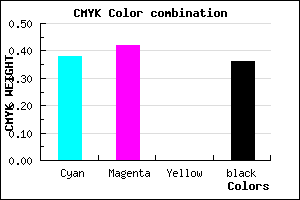 #645EA2 color CMYK mixer
