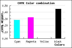 #645F8B color CMYK mixer