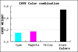 #646175 color CMYK mixer
