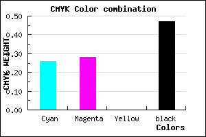 #646288 color CMYK mixer