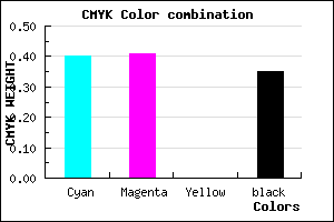 #6462A6 color CMYK mixer