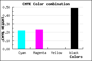 #646381 color CMYK mixer