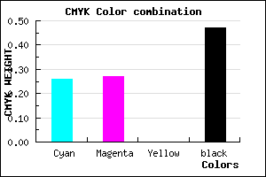 #646387 color CMYK mixer