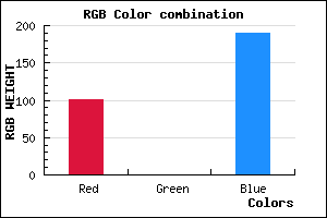rgb background color #6500BE mixer