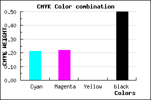 #656480 color CMYK mixer
