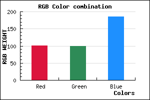 rgb background color #6564BA mixer