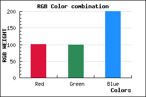 rgb background color #6564C8 mixer
