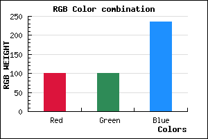 rgb background color #6564EC mixer