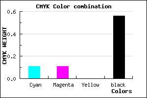 #656571 color CMYK mixer