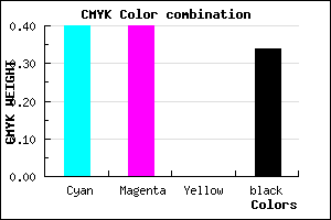 #6565A9 color CMYK mixer