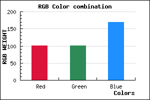 rgb background color #6565A9 mixer