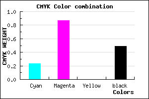 #651183 color CMYK mixer
