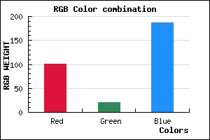rgb background color #6515BB mixer