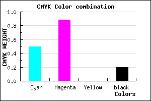 #6518CC color CMYK mixer