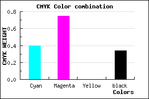 #652AA8 color CMYK mixer