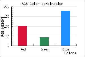 rgb background color #652AB2 mixer