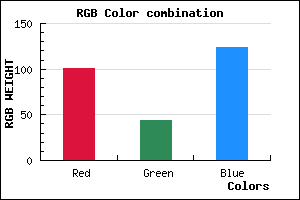rgb background color #652C7C mixer