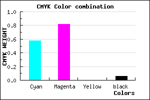 #652CF0 color CMYK mixer