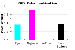 #652F9D color CMYK mixer