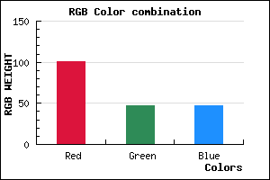 rgb background color #652F2F mixer