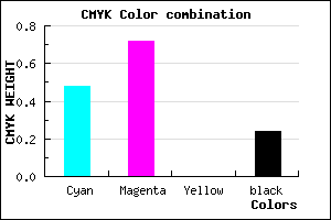 #6536C2 color CMYK mixer