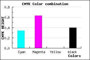 #653999 color CMYK mixer
