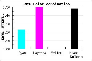 #654284 color CMYK mixer