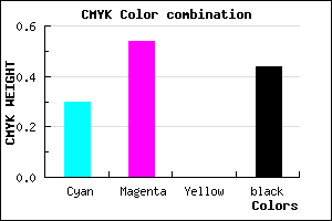 #654290 color CMYK mixer