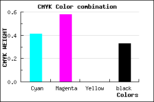 #6548AC color CMYK mixer