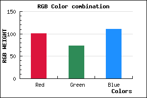 rgb background color #65496F mixer