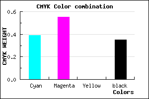 #654AA6 color CMYK mixer