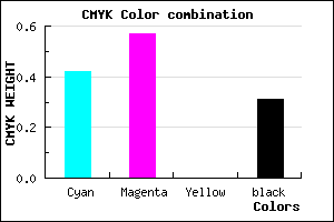 #654BAF color CMYK mixer