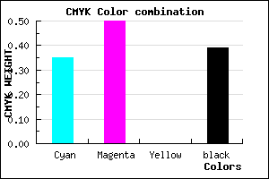 #654D9B color CMYK mixer