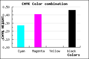 #65528A color CMYK mixer
