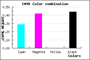 #65538F color CMYK mixer