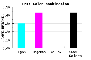 #655391 color CMYK mixer
