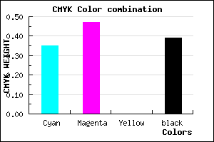 #65539C color CMYK mixer