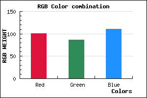 rgb background color #65576F mixer