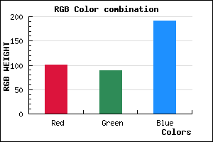 rgb background color #6559BF mixer