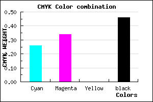 #655A89 color CMYK mixer