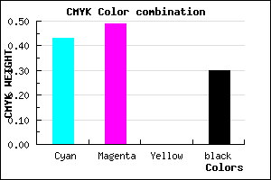 #655AB2 color CMYK mixer