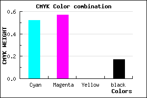 #655AD3 color CMYK mixer