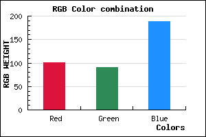 rgb background color #655BBD mixer